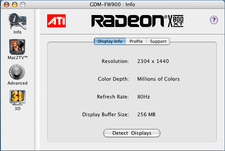ATI Displays Info