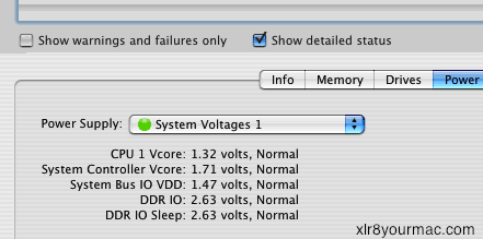 Xserve G5 Core Voltage