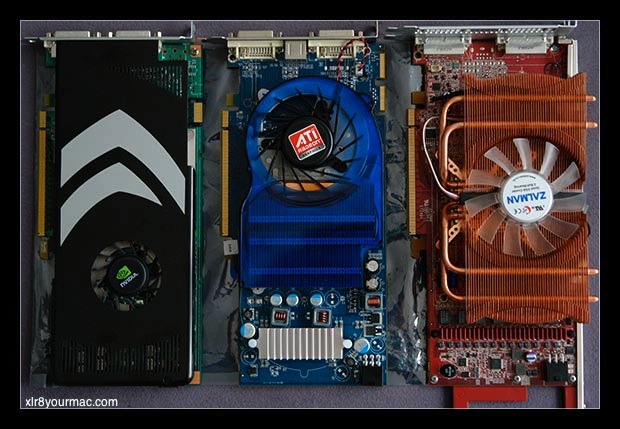 GeForce 8800 GT, Radeon HD 3870 and Radeon X1900 XT