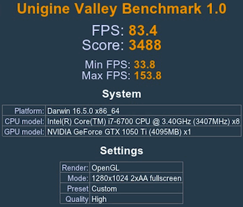 f02 driver valley benchmark