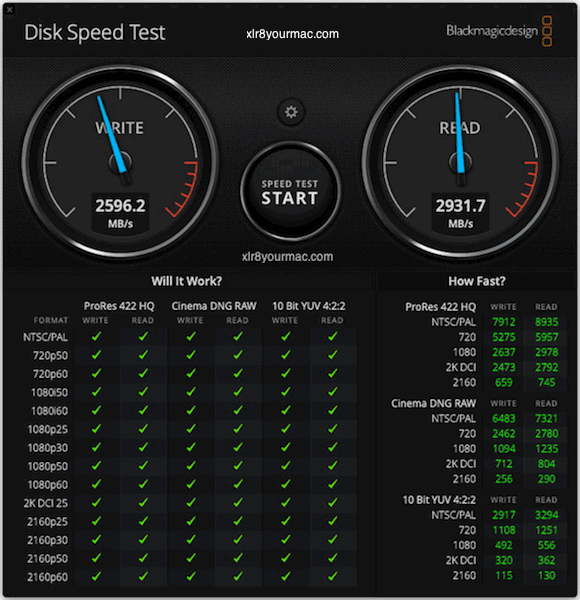 Disk Speed Test Second 1TB 970 PRO