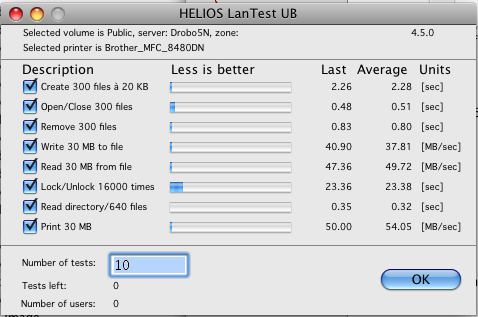 drobo-5n lantest benchmarks