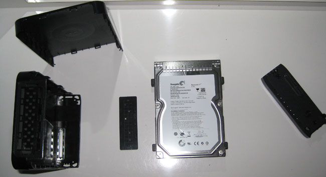 taken apart
