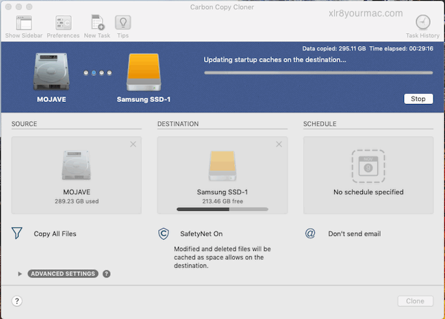 Cloning Mojave OS to SSD
