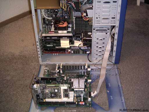 Side view case open