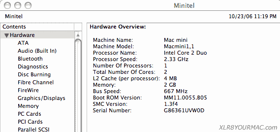 mac mini ram upgrade 2006